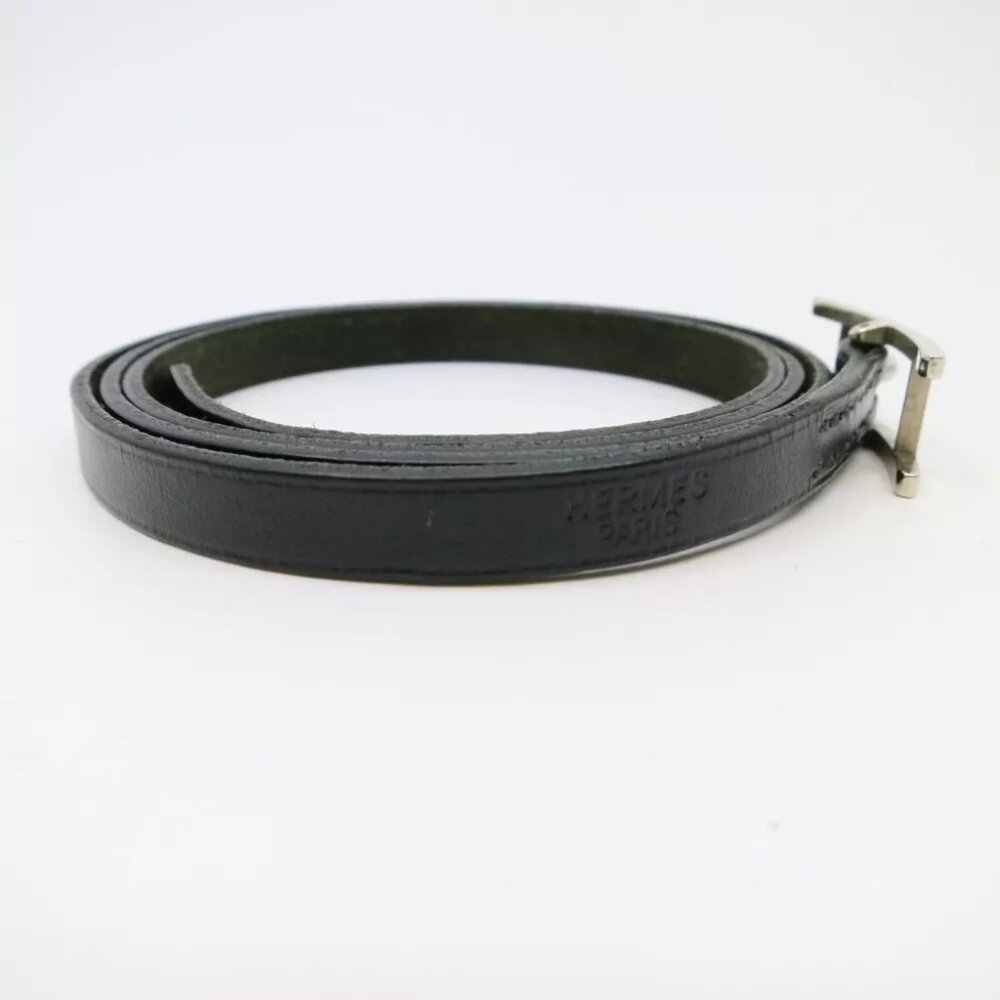 Authentic Hermes Api 3 Bracelet E In Square Black… - image 5